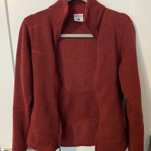 Women's Columbia Fleece - Red - Small - Like New